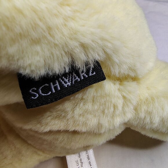 FAO Schwarz Yellow Plush Puppy Dog Labrador Bunny Ears Bowtie Stuffed Animal 12" - Picture 9 of 16